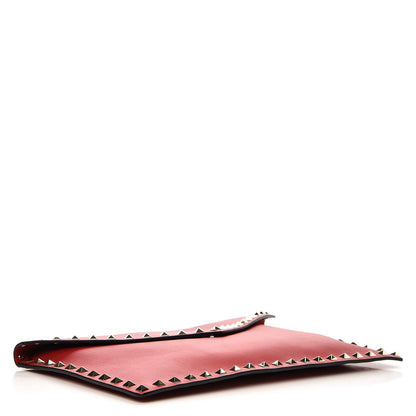 Valentino Garavani Vitello Large Rockstud Envelope Clutch Rosso Valentino 4 of 7