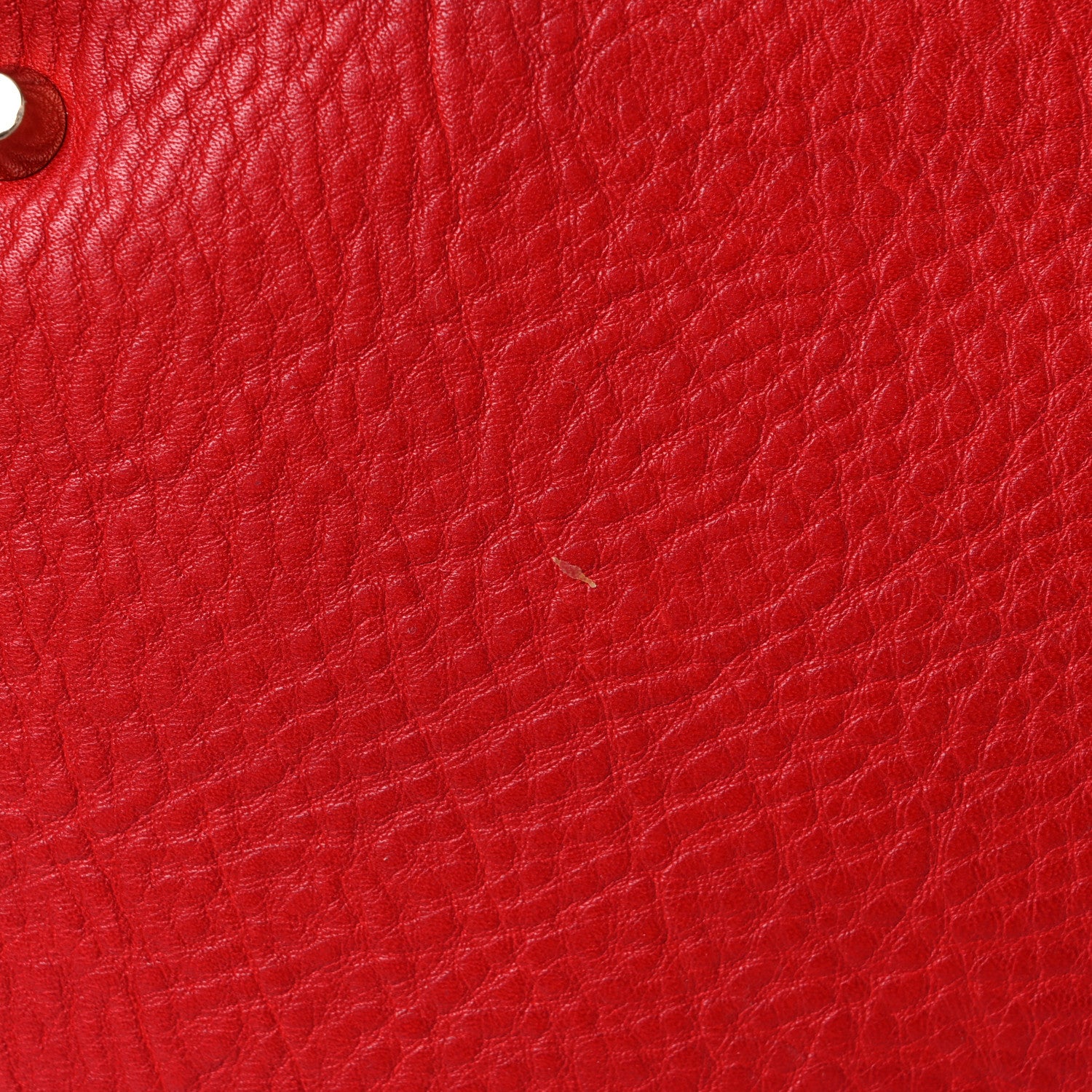 Burberry Grainy Calfskin Medium Ashby Hobo Cadmium Red 16 of 20