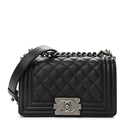 Chanel Caviar Quilted Small Boy Flap Black 1 of 11