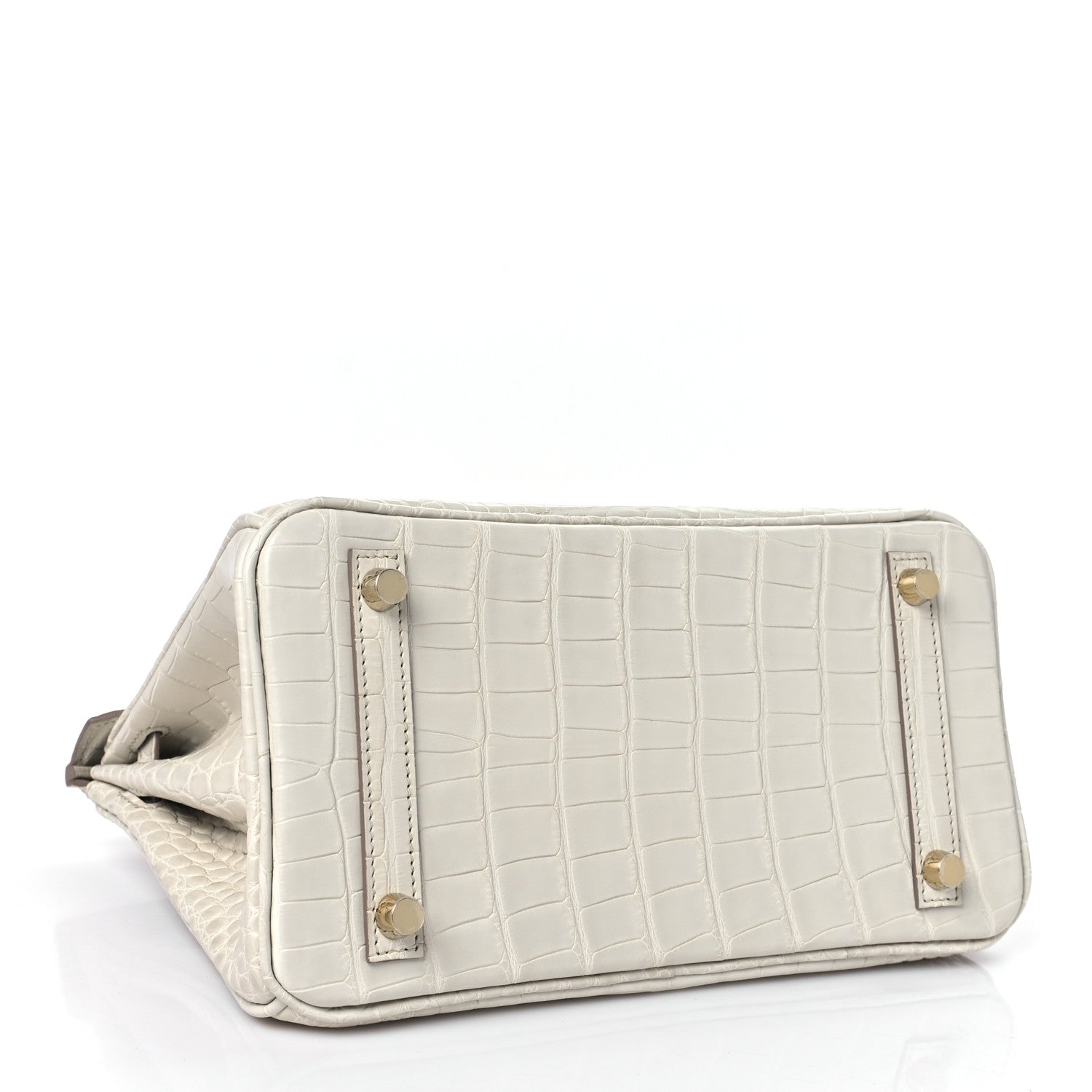 Hermes Matte Alligator Birkin 25 Beton 4 of 10