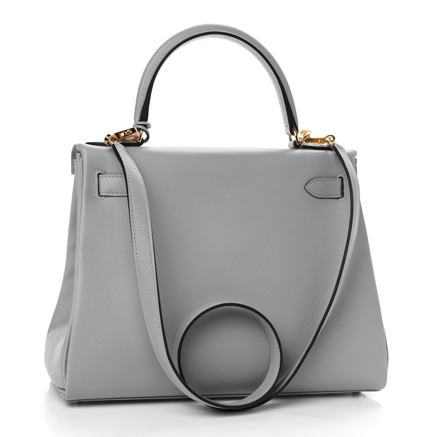Hermes Evercolor Kelly Retourne 28 Bleu Glacier 2 of 8