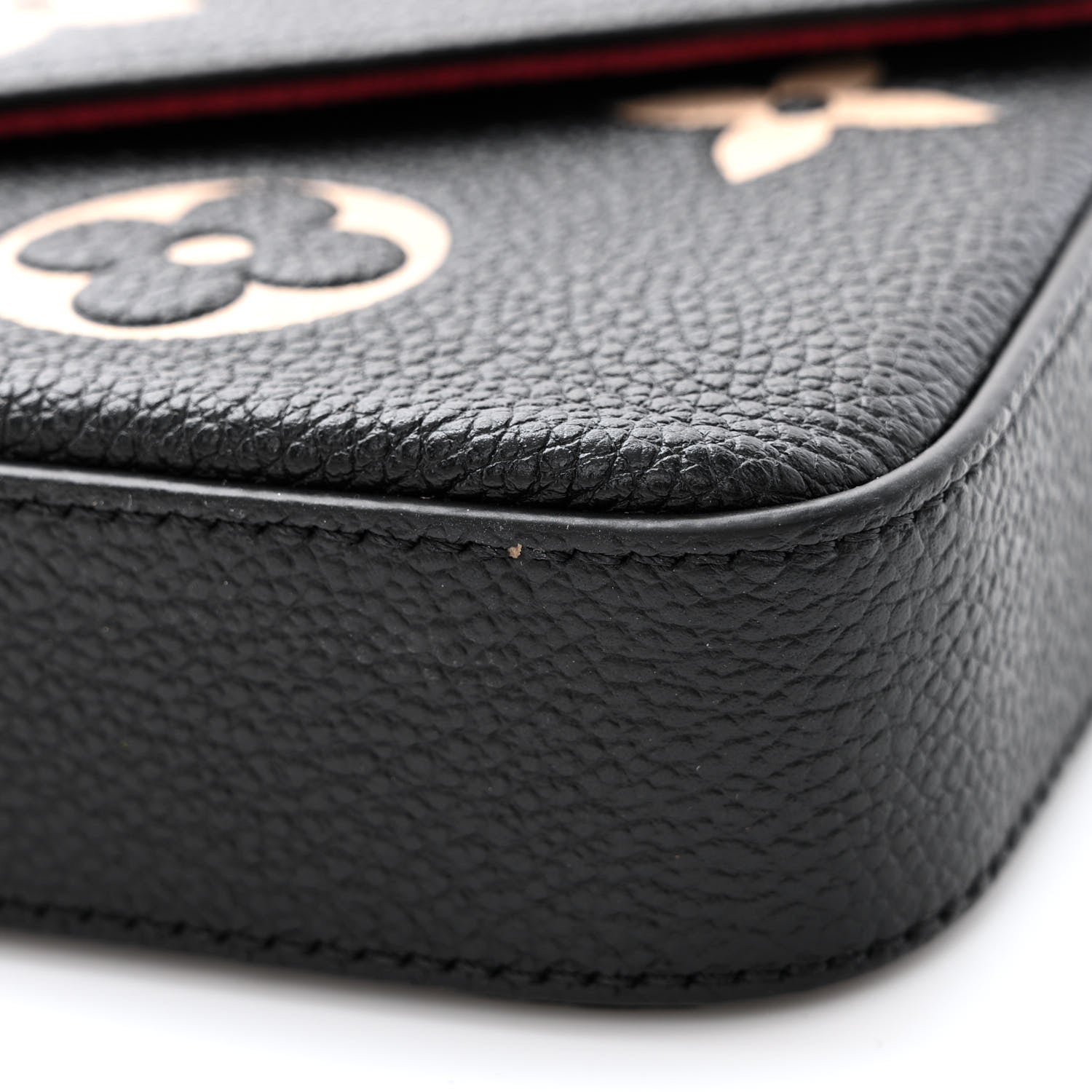 Louis Vuitton Empreinte Monogram Giant Felicie Pochette Black Beige 14 of 14