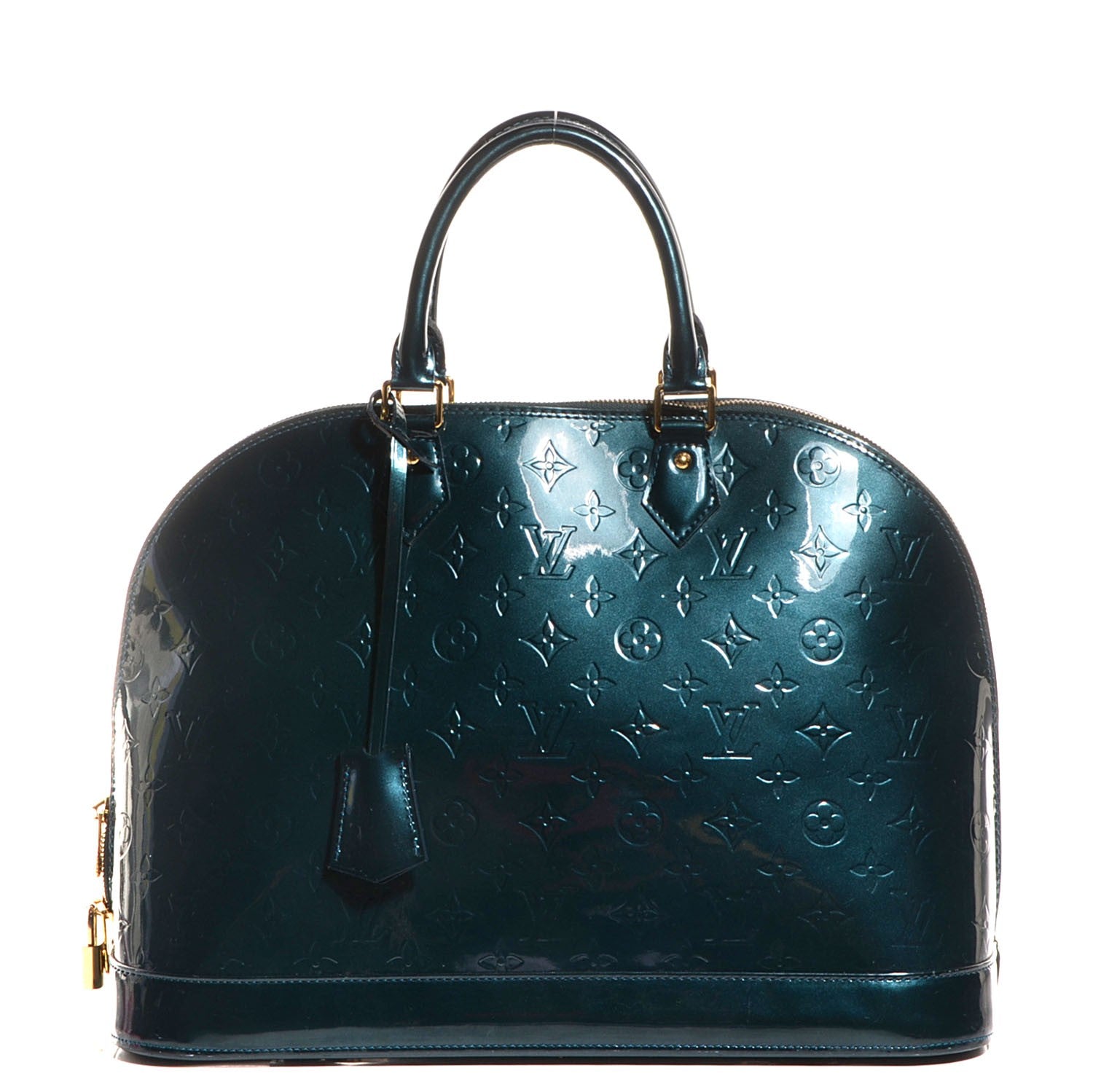 Louis Vuitton Vernis Alma GM Blue Nuit 1 of 7