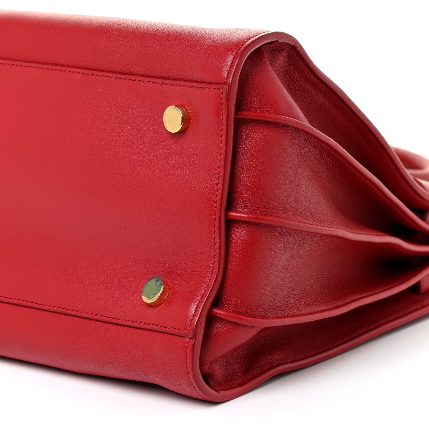 Calfskin Small Sac De Jour Lipstick Red