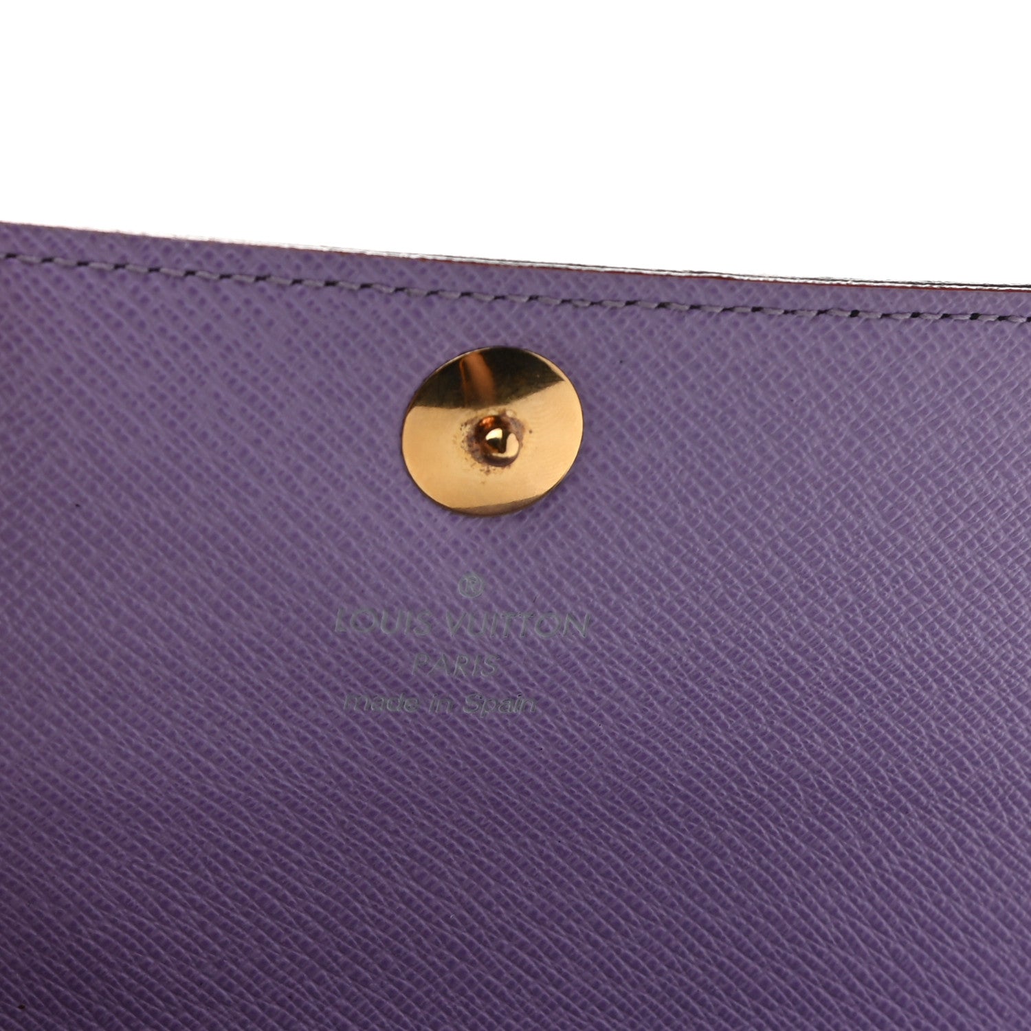 Louis Vuitton Monogram Multicolor Sarah Wallet Black Violet 6 of 8