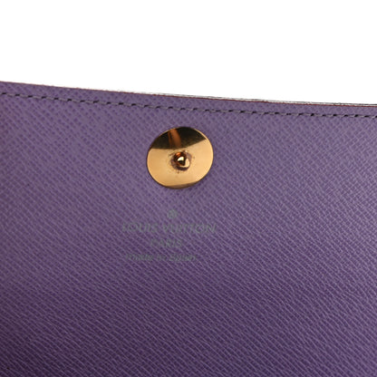 Louis Vuitton Monogram Multicolor Sarah Wallet Black Violet 6 of 8
