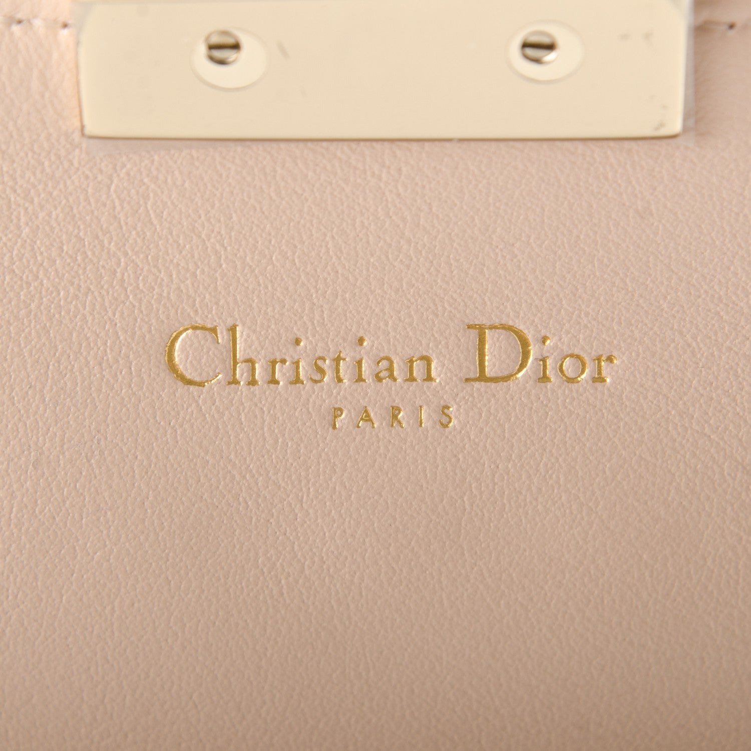 Christian Dior Patent Cannage Miss Dior Promenade Pouch Beige 6 of 8