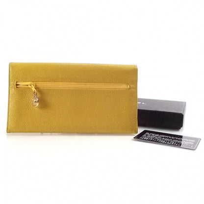 Chanel Caviar CC Double Flap Wallet Mustard 2 of 10