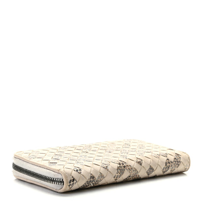 Bottega Veneta Nappa Intrecciato Ayers Zip Around Wallet 3 of 7