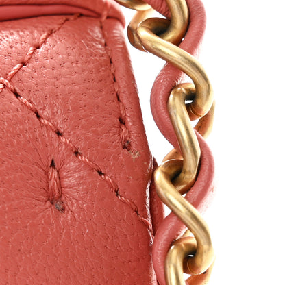 Chanel Lambskin Quilted Small Chain Infinity Top Handle Flap Pink 12 of 12