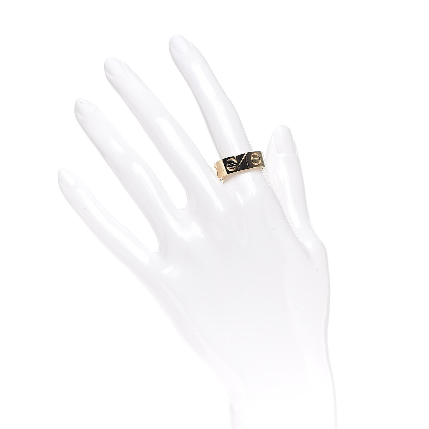 18K Yellow Gold 7mm Astro LOVE Ring 53 6.25