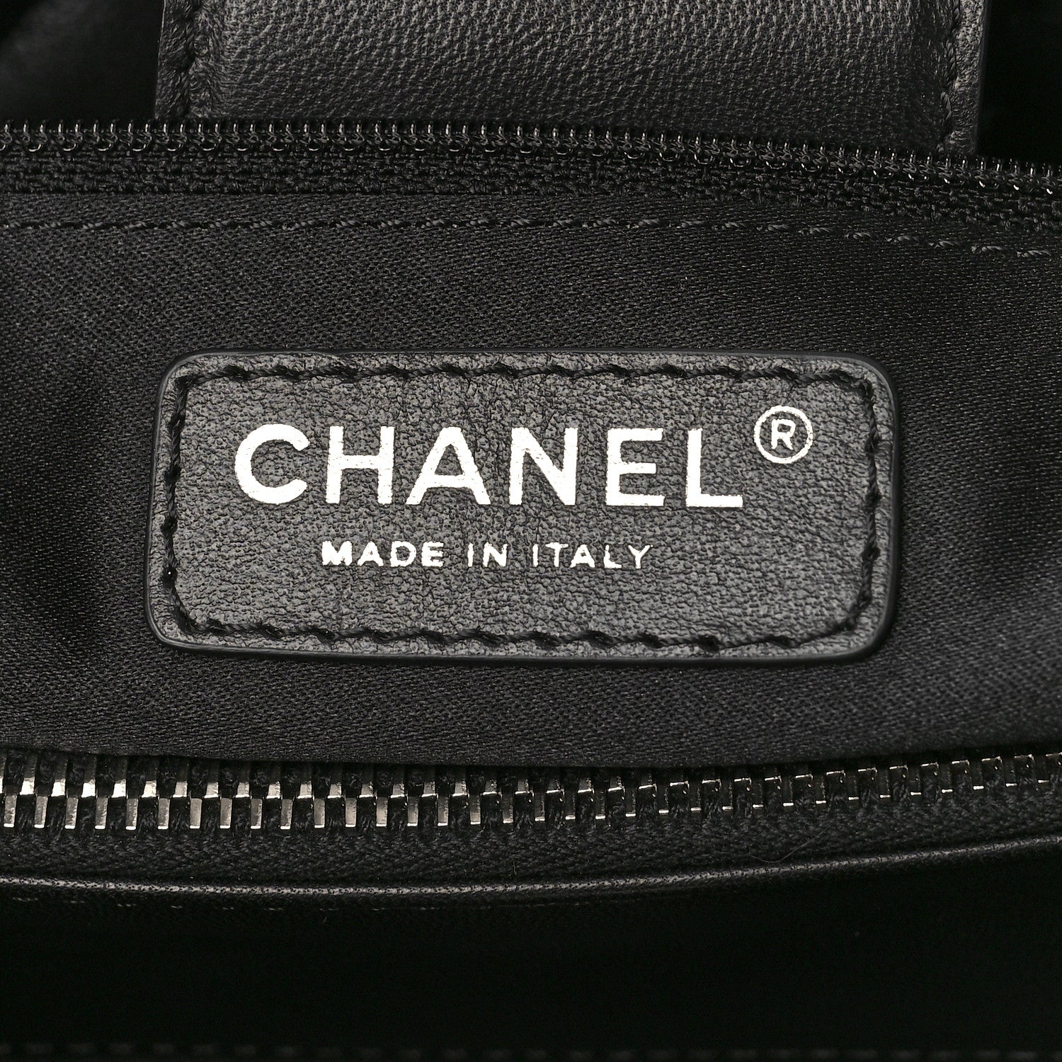 Chanel Lambskin Quilted Chanel 7 Tote Black 6 of 9