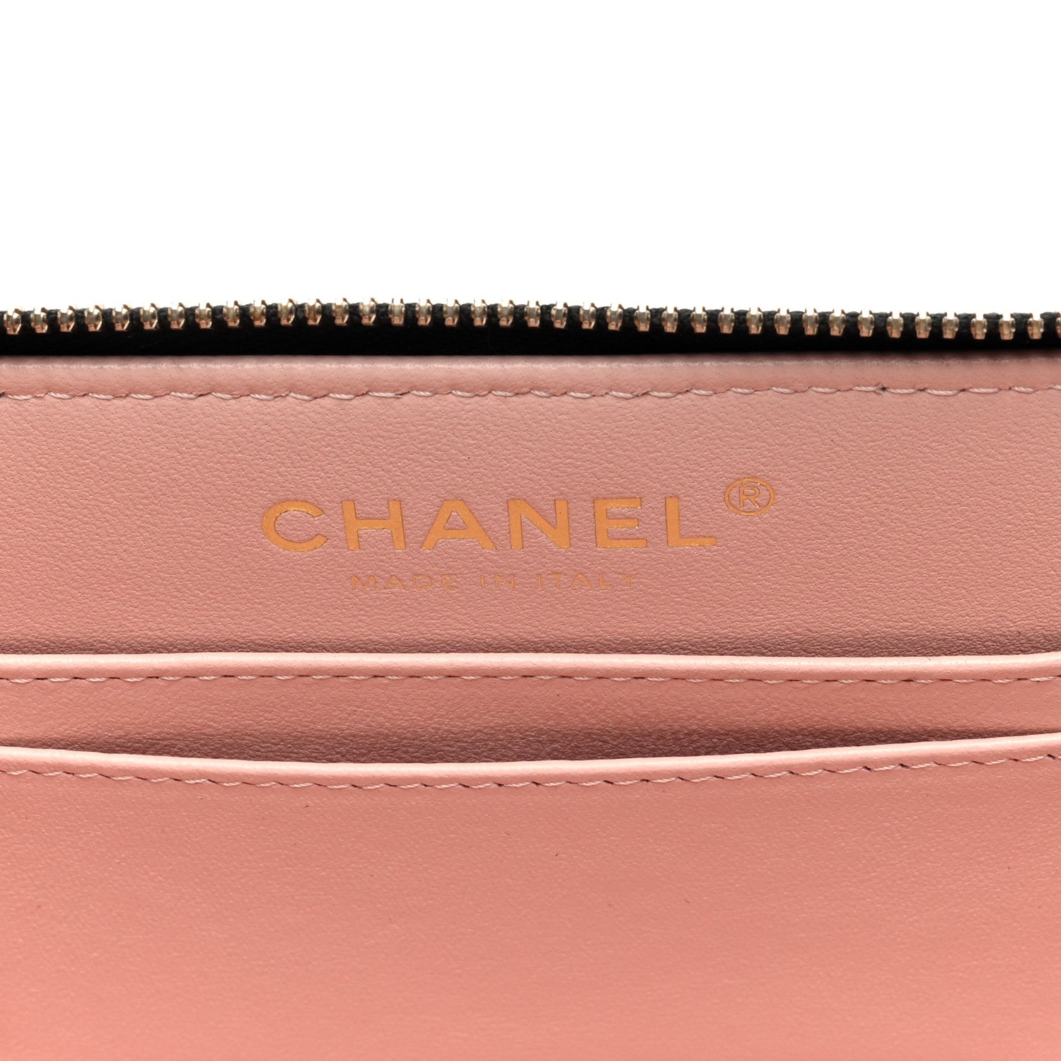 Chanel Shiny Lambskin Quilted CC Vanity Case Black 6 of 10