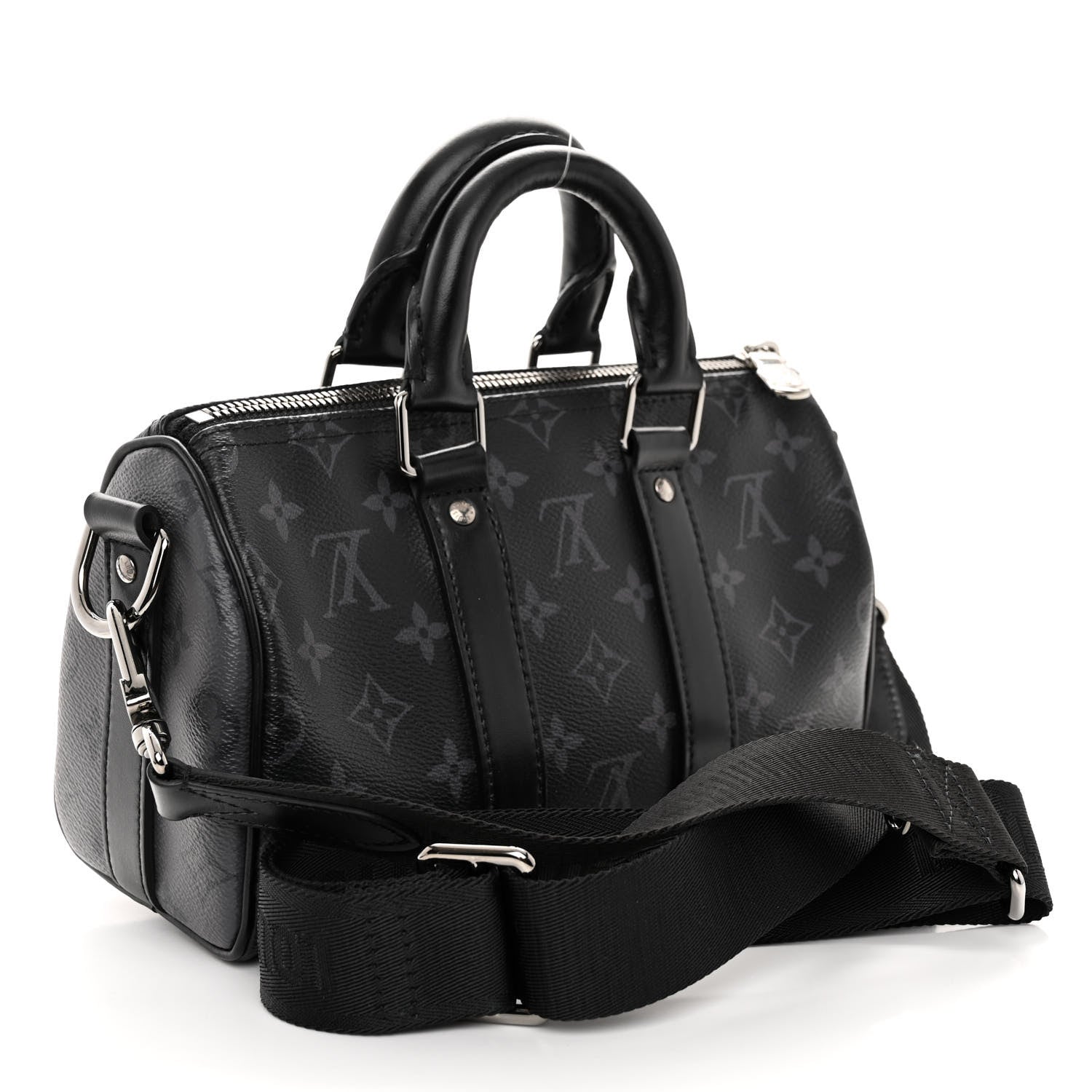 Louis Vuitton Reverse Monogram Eclipse Keepall XS Black 3 of 10
