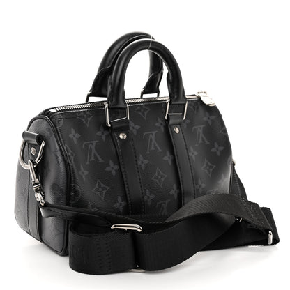 Louis Vuitton Reverse Monogram Eclipse Keepall XS Black 3 of 10