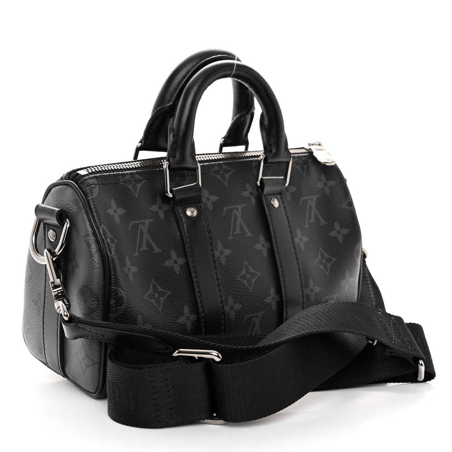 Reverse Monogram Eclipse Keepall XS Black