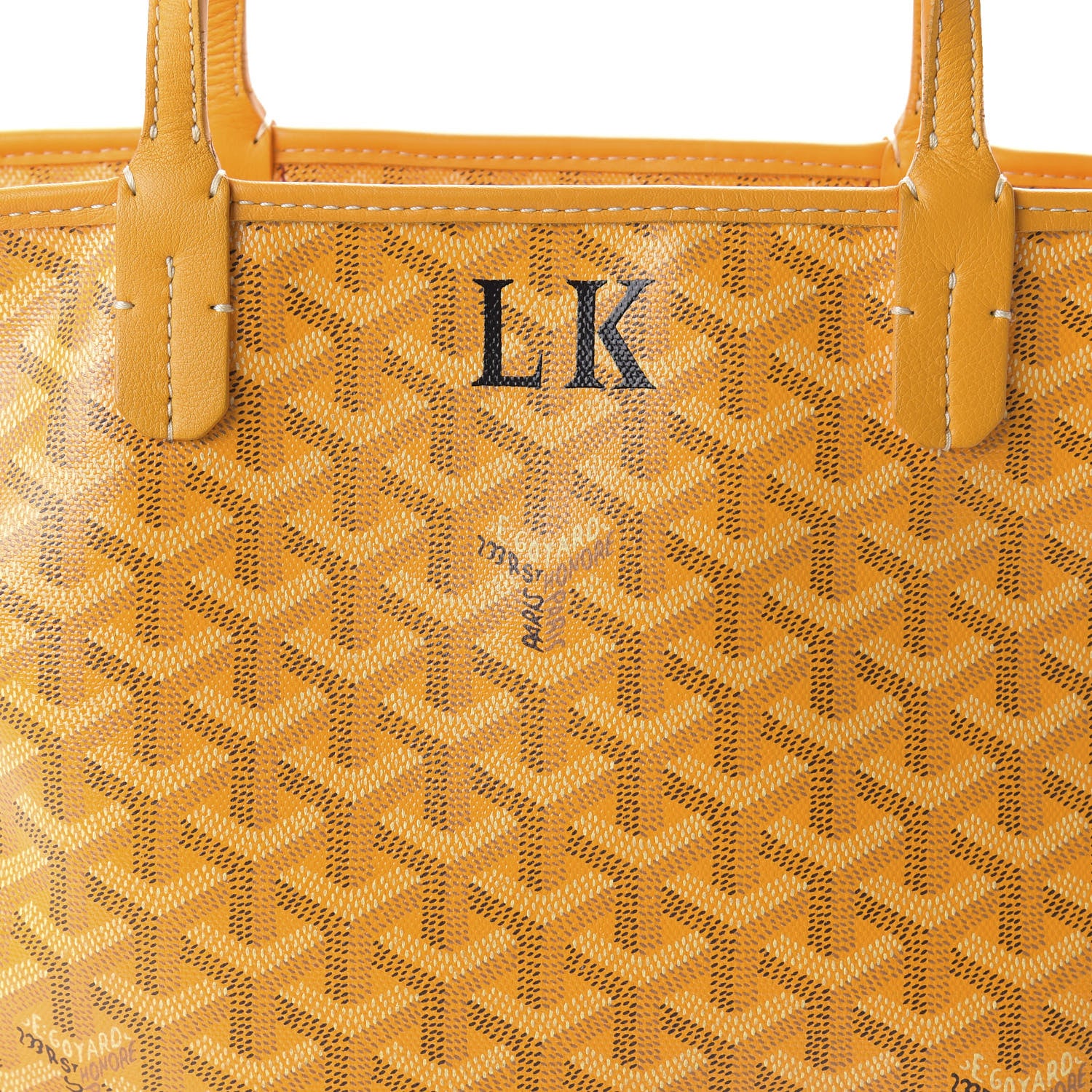 Goyard Goyardine Artois PM Yellow 9 of 9