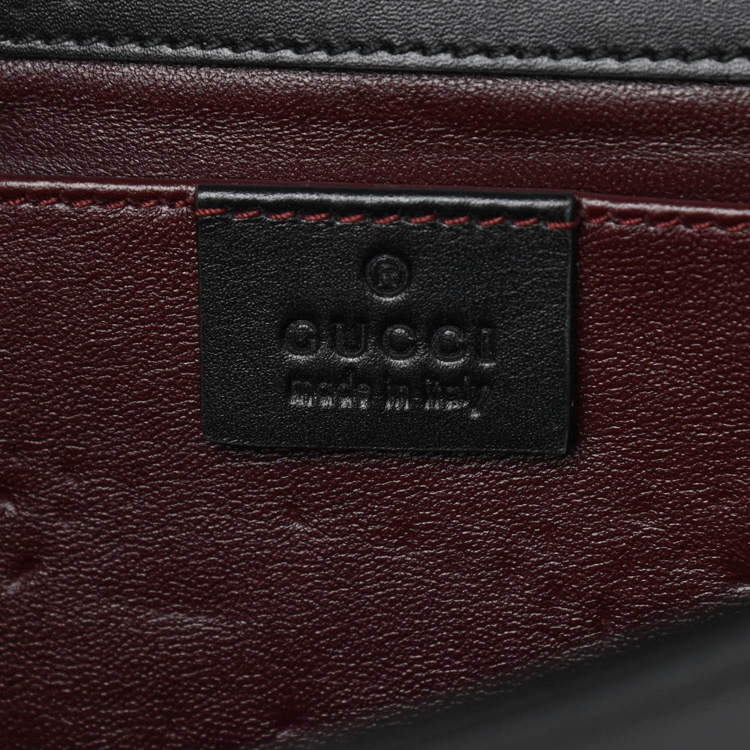 Gucci Smooth Calfskin Small Zumi Top Handle Shoulder Bag Black 6 of 11