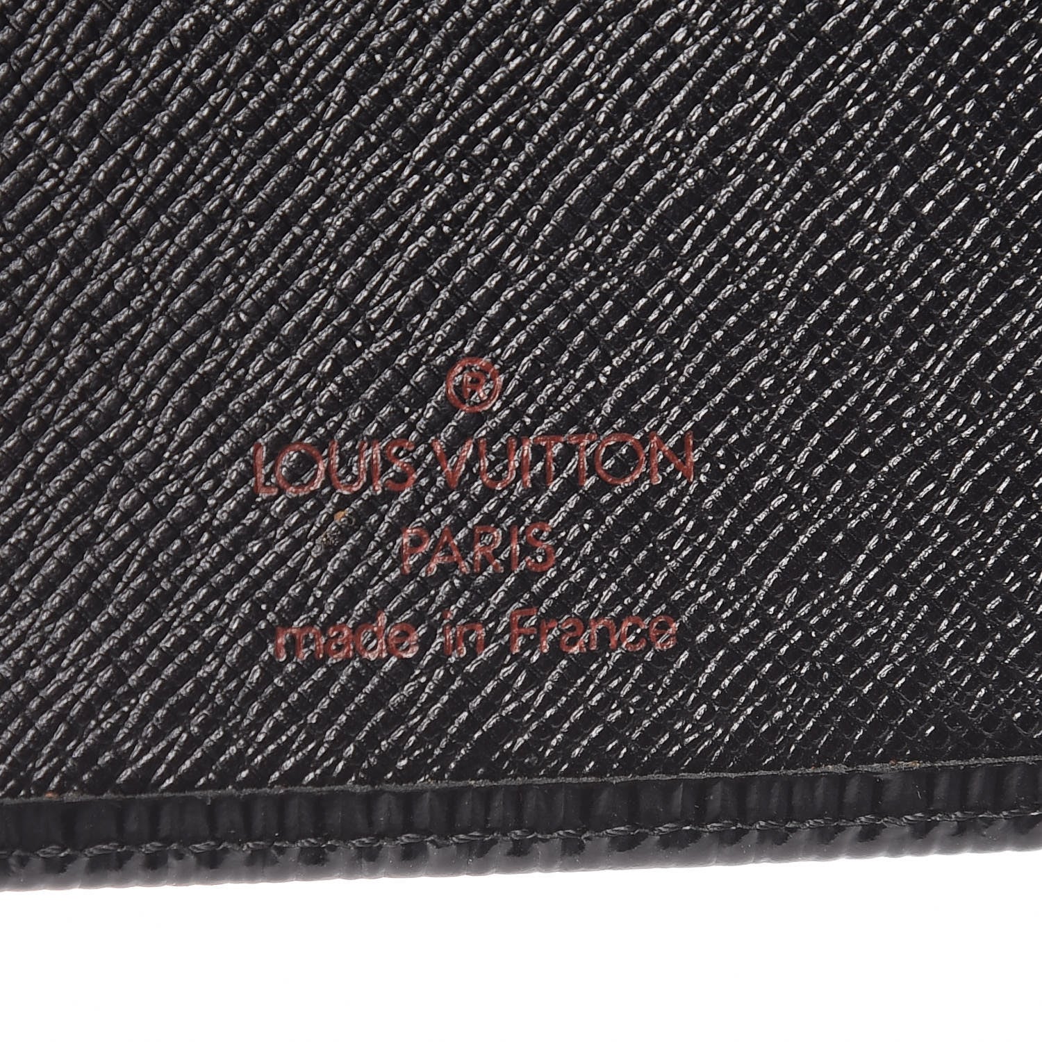 Louis Vuitton Epi French Purse Wallet Black 6 of 9