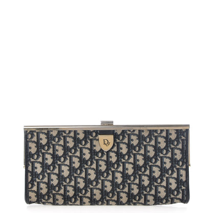 Christian Dior Monogram Clutch Navy Blue 1 of 7