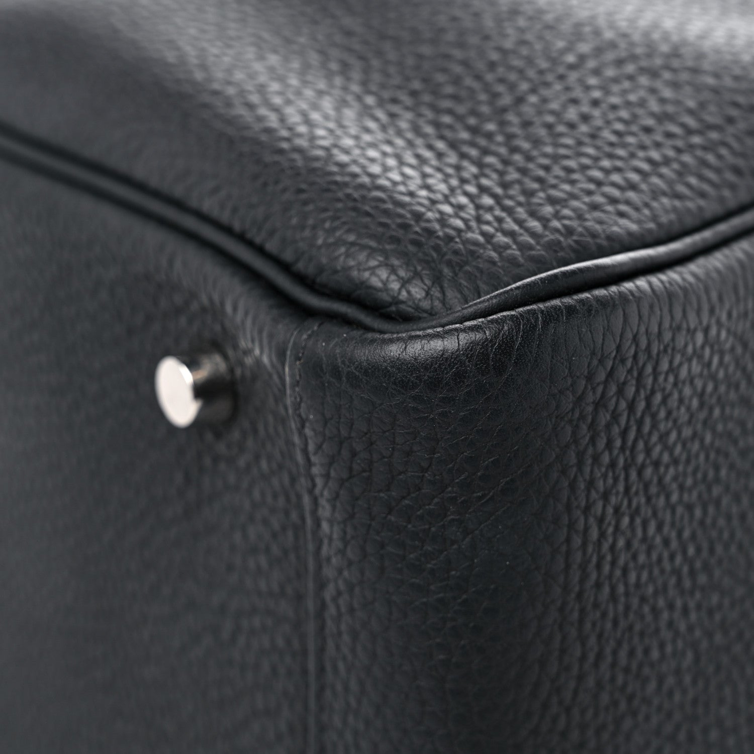 Hermes Taurillon Clemence Lindy 30 Black 9 of 11