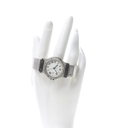 Cartier Stainless Steel 29mm Santos Octagon Automatic Watch 2 of 6