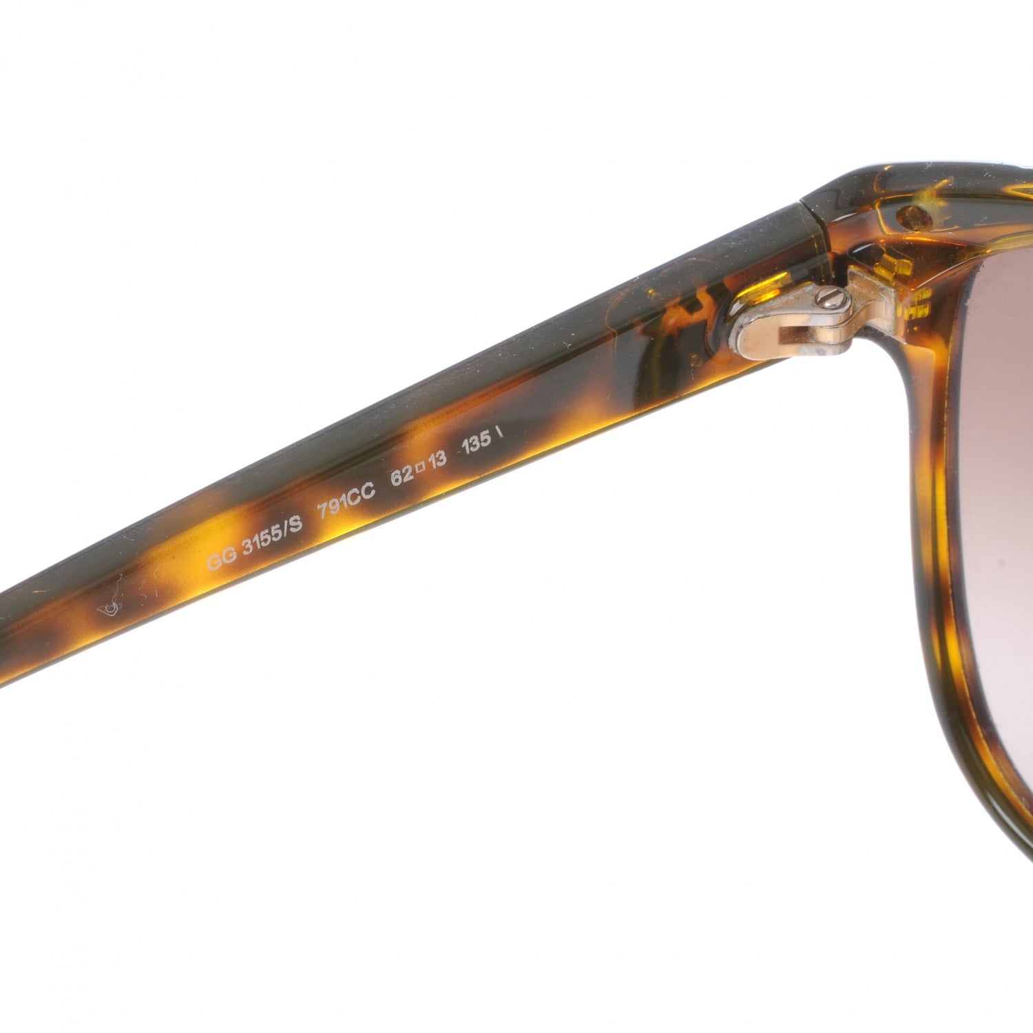 Gucci Tortoise Shell Sunglasses 3155 S 2 of 4