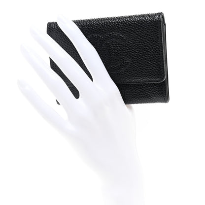 Chanel Caviar Timeless CC Flap Card Holder Black 2 of 8