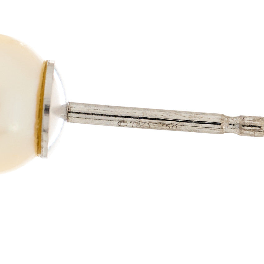 18K White Gold Akoya Pearl 6-6.25mm Signature Pearl Earrings