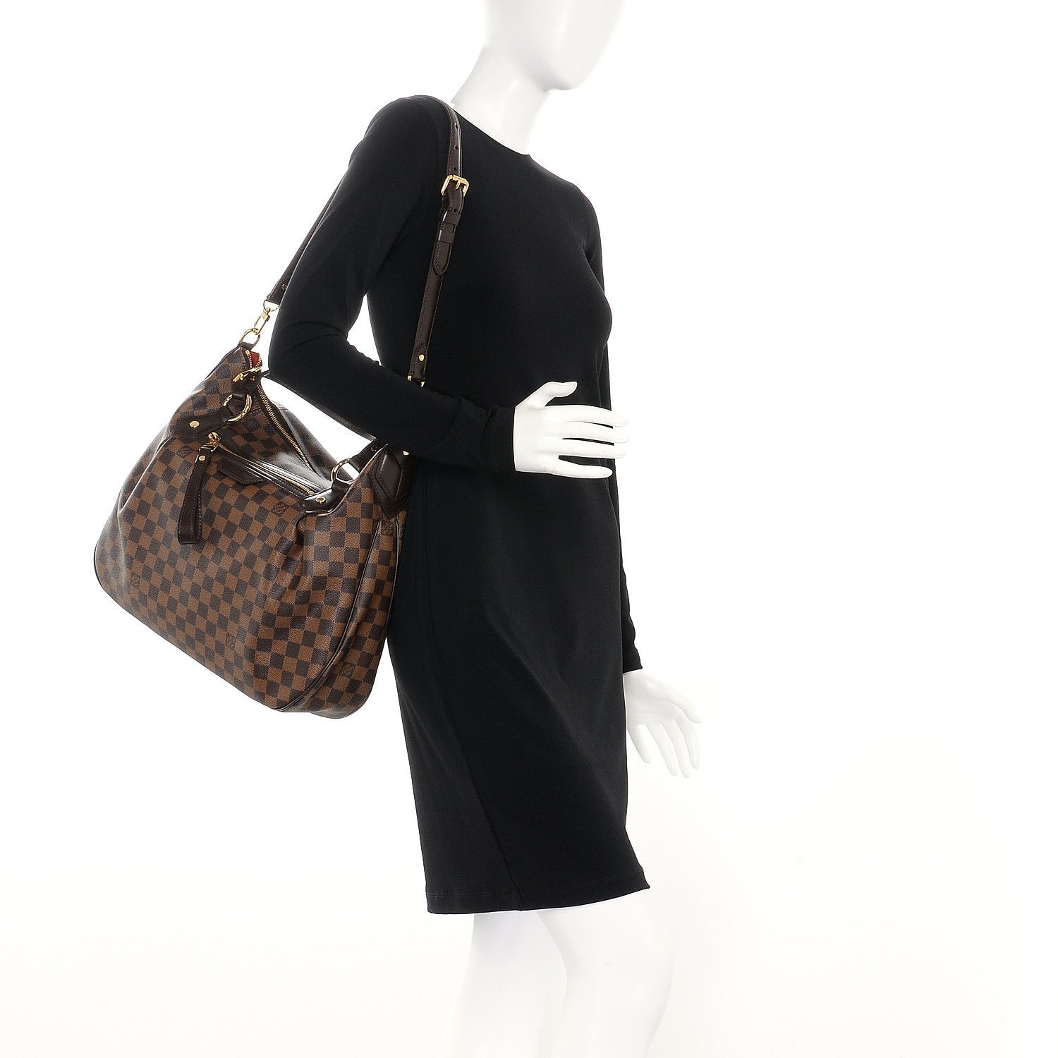 Louis Vuitton Damier Ebene Evora MM 2 of 8