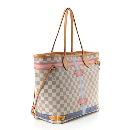 Louis Vuitton Damier Azur Summer Trunks Neo Neverfull MM 3 of 11