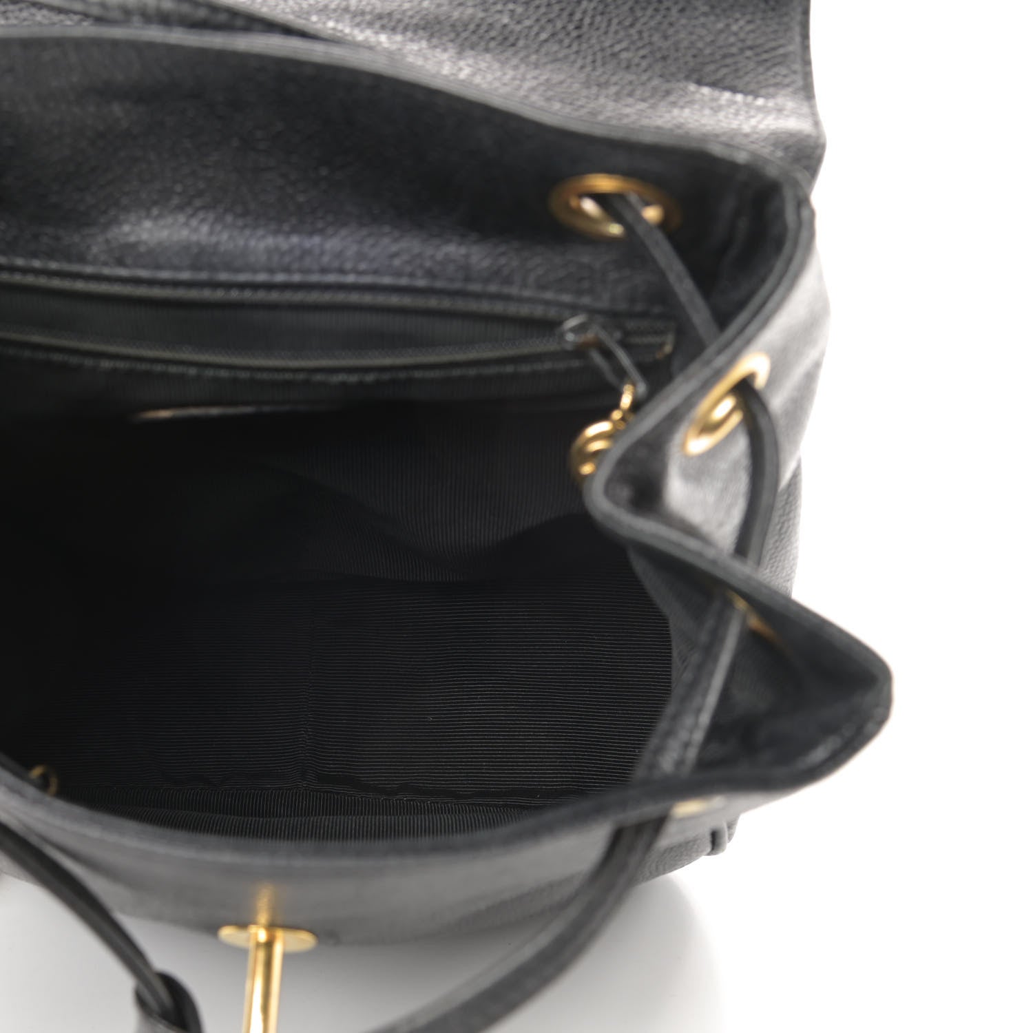 Chanel Caviar CC Backpack Black 5 of 15