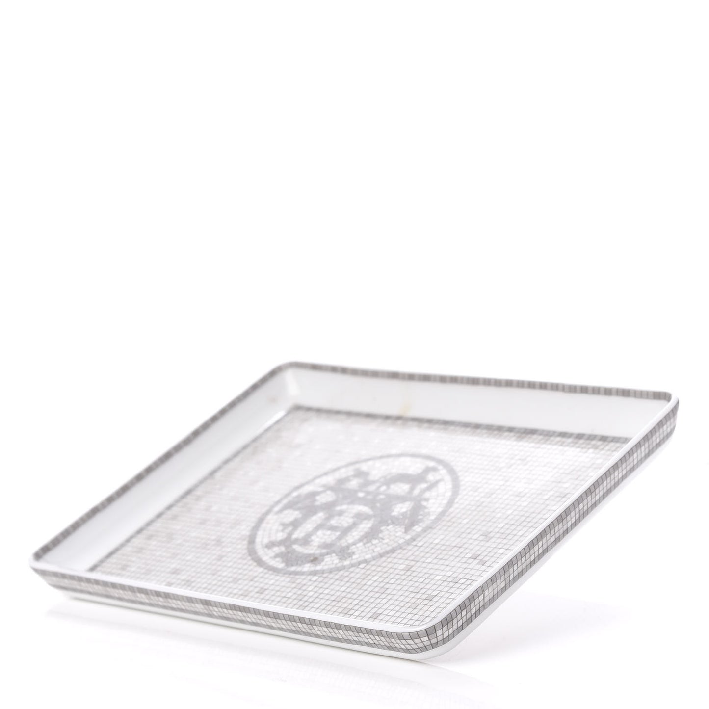 Porcelain Mosaique Au 24 Sushi Plate Platine