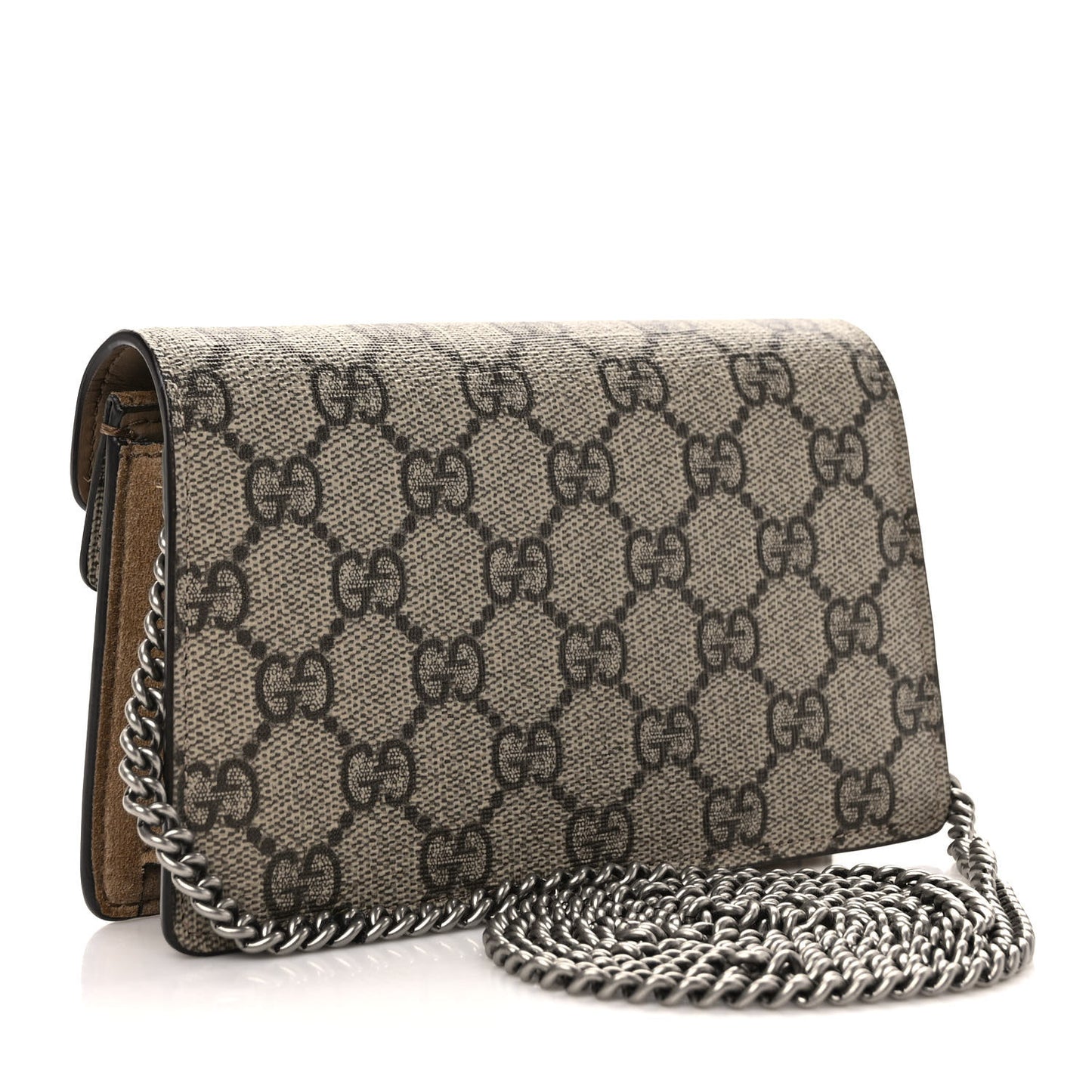 GG Supreme Monogram Super Mini Dionysus Shoulder Bag Taupe