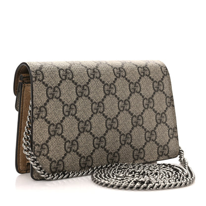 Gucci GG Supreme Monogram Super Mini Dionysus Shoulder Bag Taupe 4 of 11