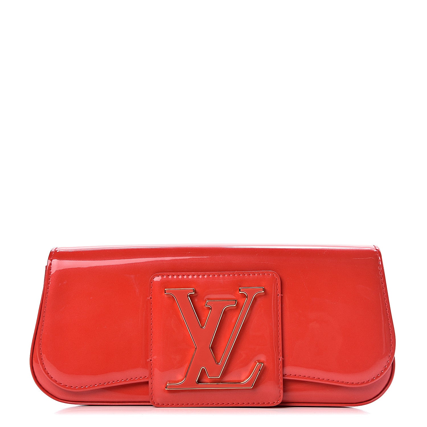 Louis Vuitton Patent Sobe Clutch Grenadine 1 of 8
