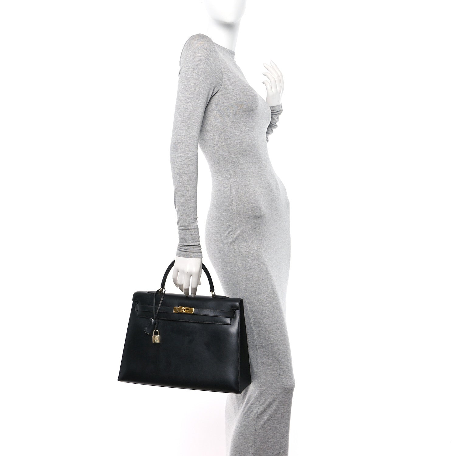 Hermes Box Kelly Sellier 35 Black 2 of 11