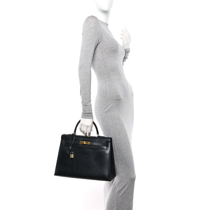 Hermes Box Kelly Sellier 35 Black 2 of 11