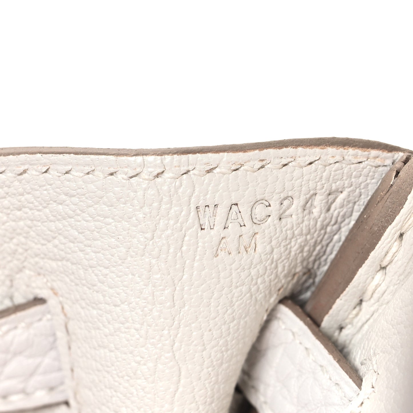 Togo Birkin 25 Gris Pale