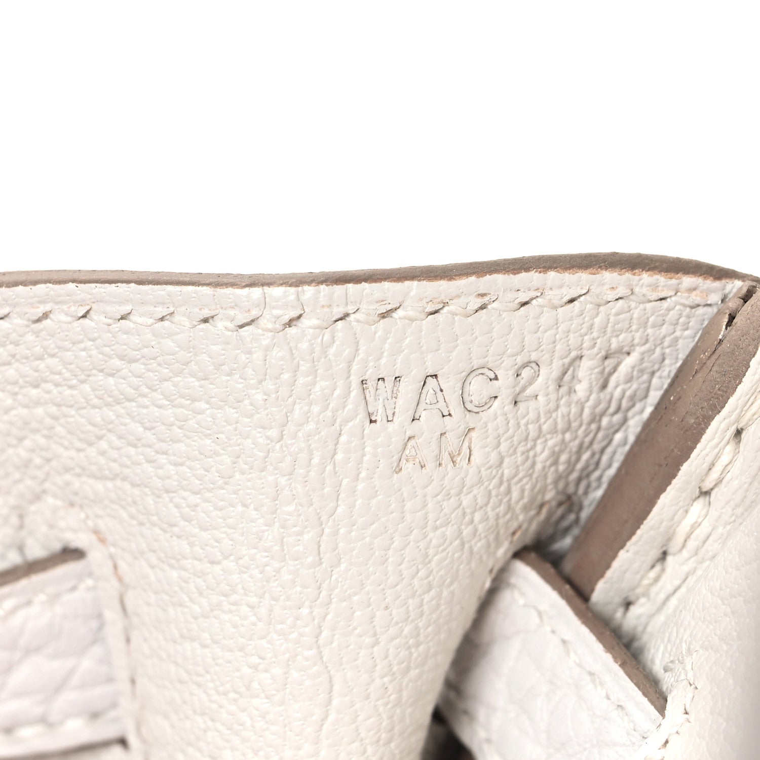 Hermes Togo Birkin 25 Gris Pale 6 of 11
