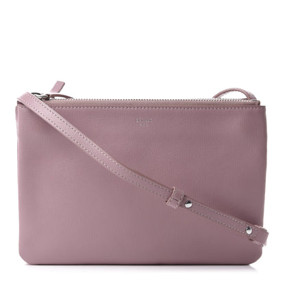 Celine Lambskin Small Trio Crossbody Bag Antique Rose 1 of 11