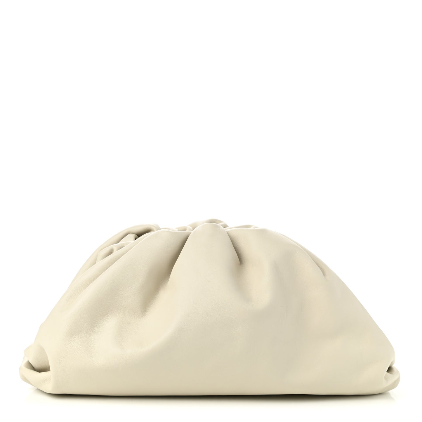 Smooth Butter Calf The Pouch Oversized Clutch Plaster