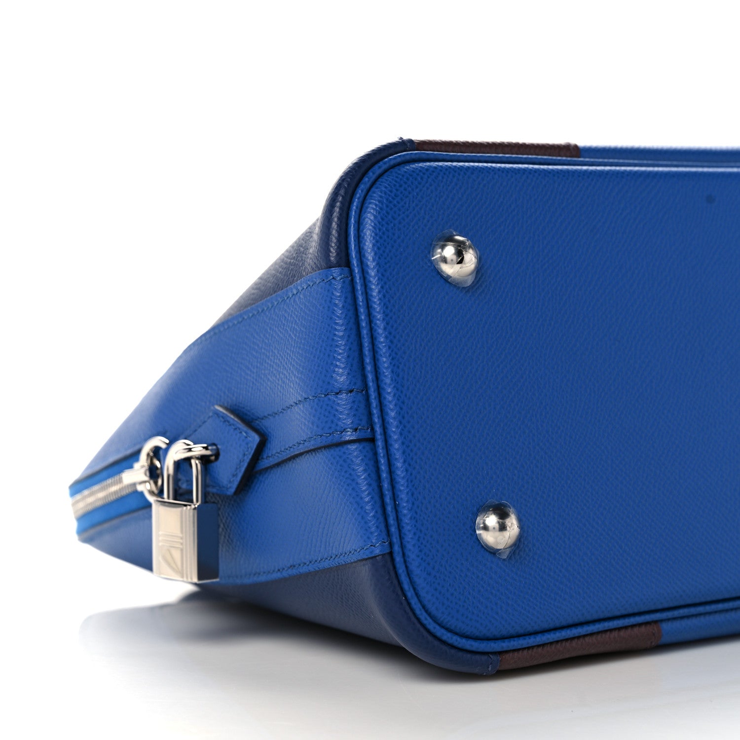 Hermes Epsom 1923 Sunrise Bolide 30 Bleu Frida Bleu Saphir Rouge Sellier 8 of 10