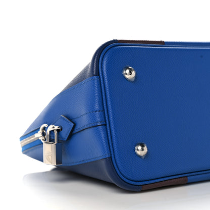 Hermes Epsom 1923 Sunrise Bolide 30 Bleu Frida Bleu Saphir Rouge Sellier 8 of 10