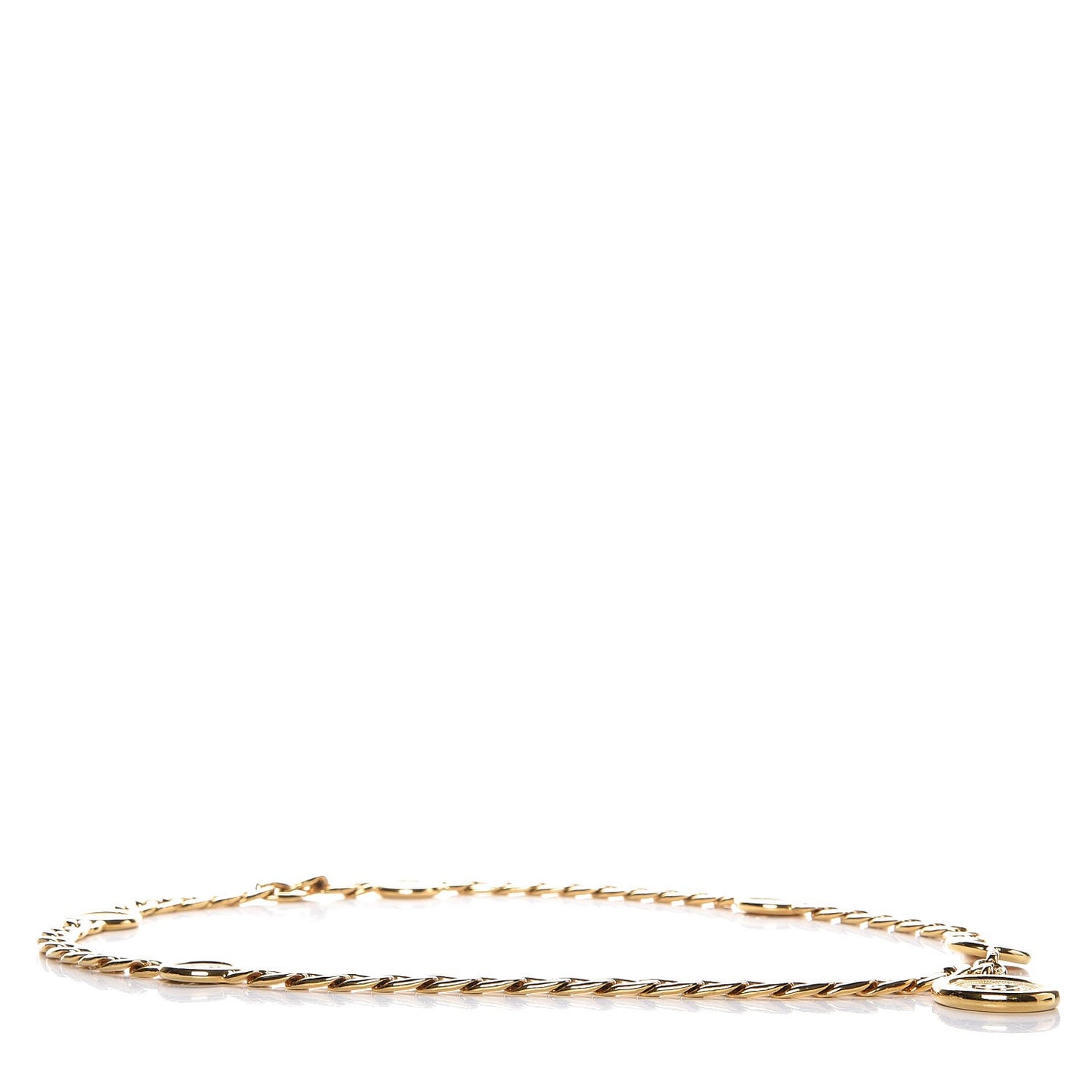 Chain 31 Rue Cambon Medallion Belt Gold