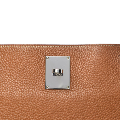 Hermes Taurillon Clemence Jypsiere 37 Gold 6 of 18