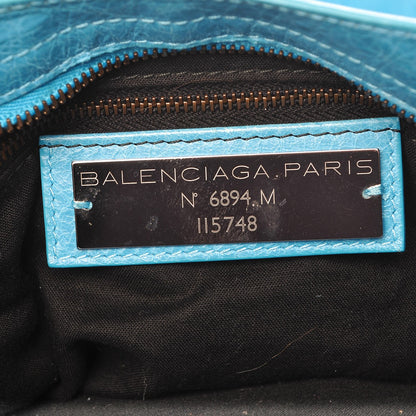 Balenciaga Agneau Classic Hardware City Bleu Paon 6 of 11