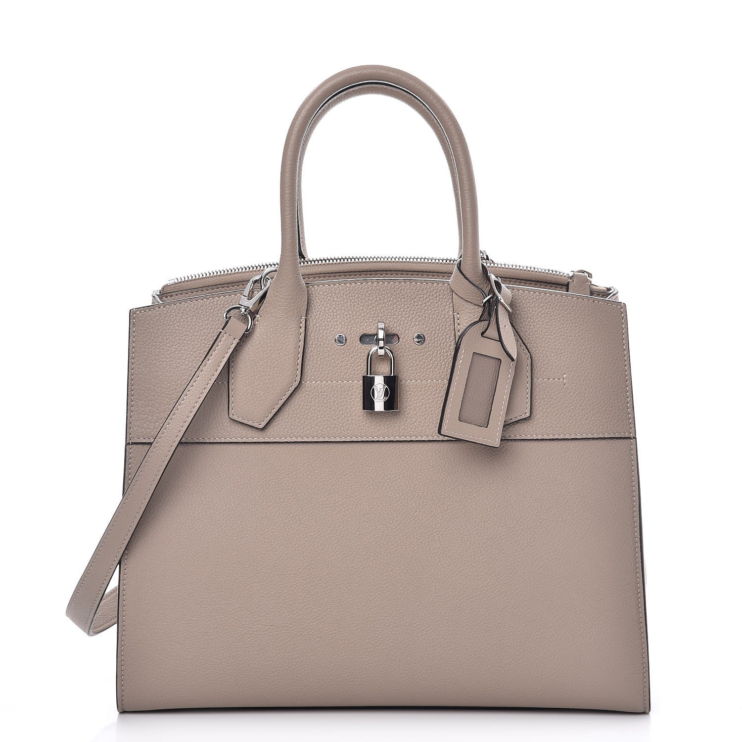 Louis Vuitton Taurillon City Steamer MM Galet 1 of 9