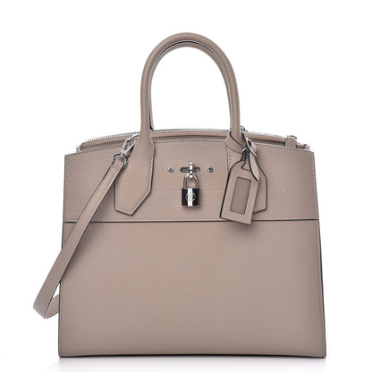 Louis Vuitton Taurillon City Steamer MM Galet 1 of 9