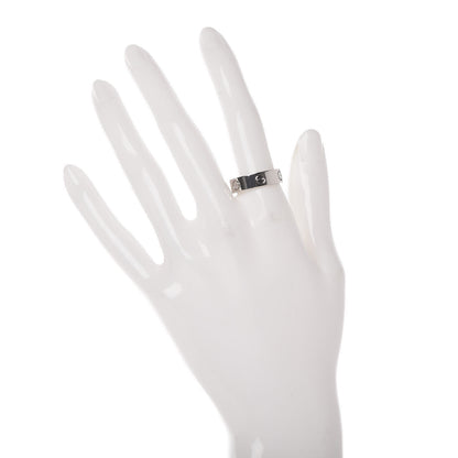 Cartier 18K White Gold 5.5mm LOVE Ring 56 7.5 2 of 5